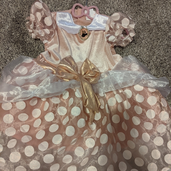 Disney Other - Size 4t Rose gold Minnie dress
